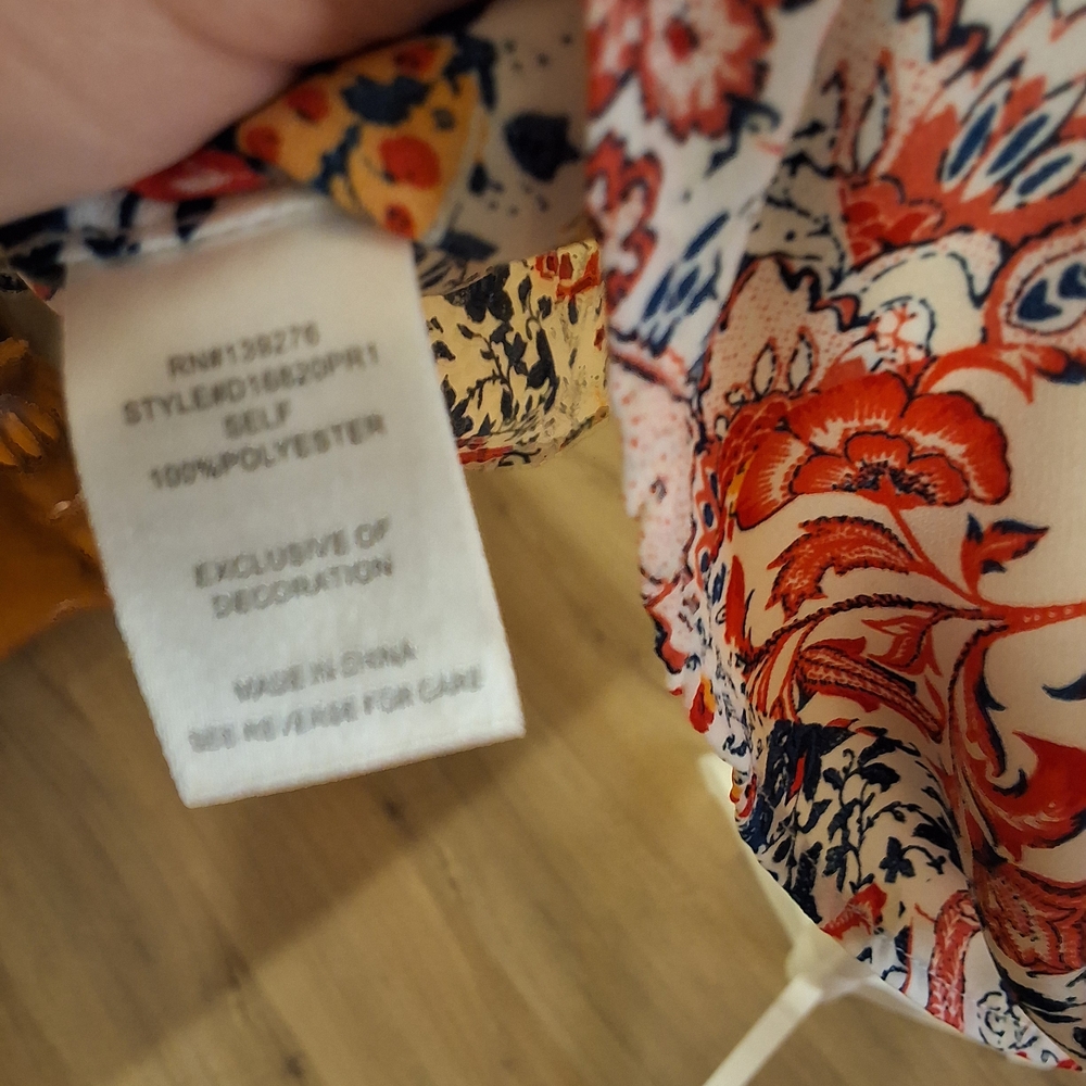 Daniel Rainn Multicolor Patchwork Blouse - Picture 5 of 6